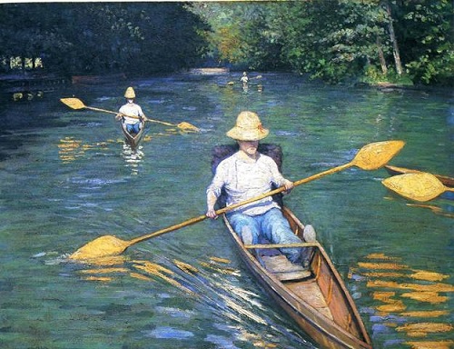 Gustave Caillebotte – Skiffs – 1877 – óleo sobre tela – National Gallery of Art