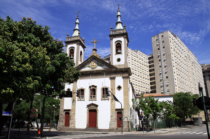 Igreja de Santa Luzia, Rio de Janeiro, nos dias atuais.